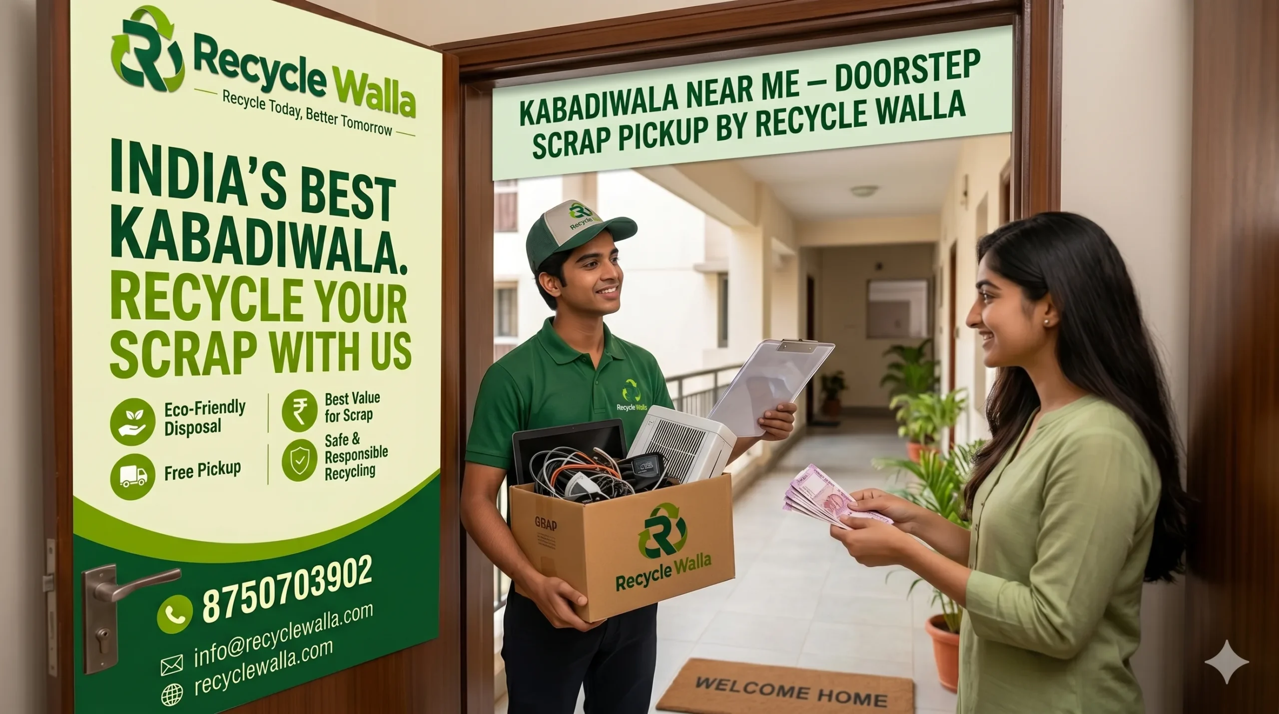 Kabadiwala Near Me | Doorstep Scrap Pickup by Recycle Walla