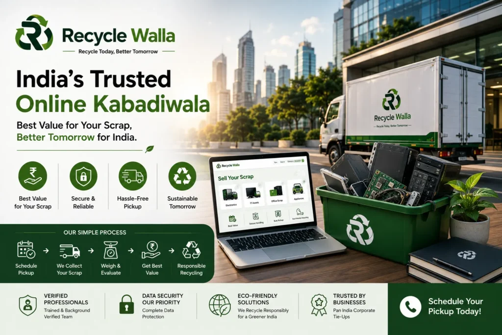 Recycle Walla India’s Trusted Online Kabadiwala
