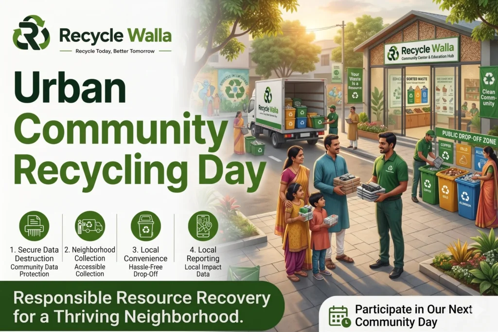 Recycle WallBulk Scrap Pickup for Offices & Warehouses with Recycle Walla