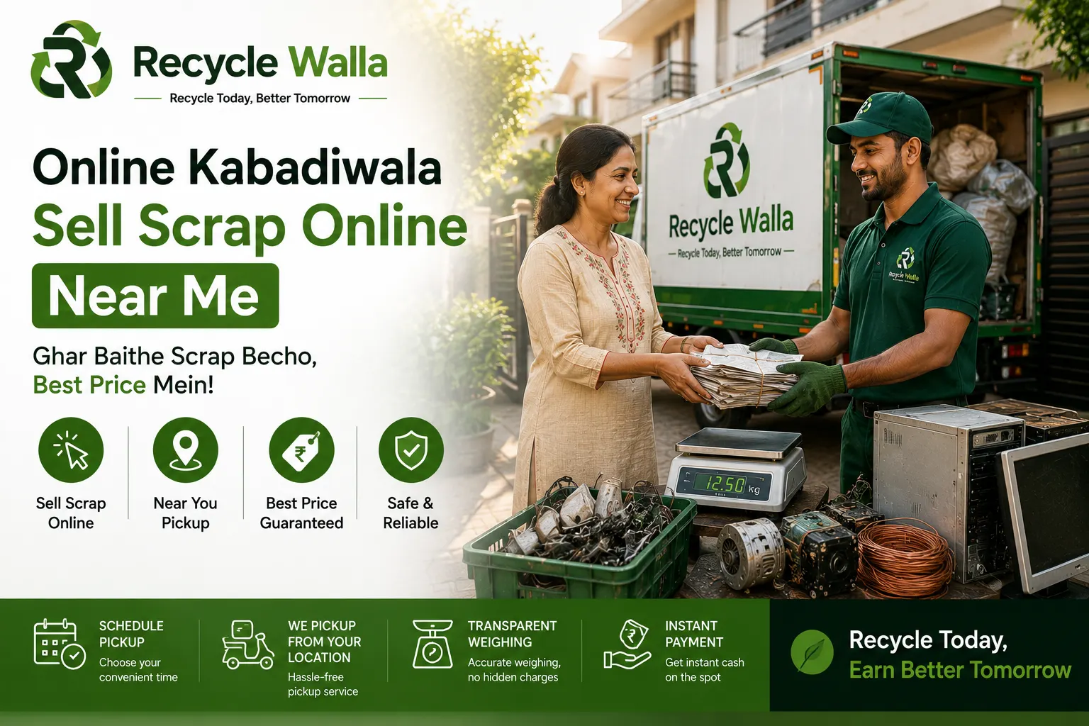 Recycle Walla Online Kabadiwala Sell Scrap Online Near Me