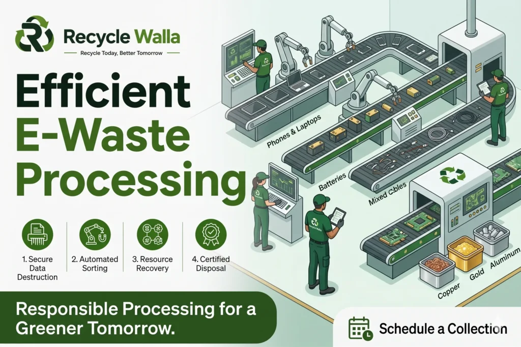 Bulk Scrap Pickup for Offices & Warehouses with Recycle Walla