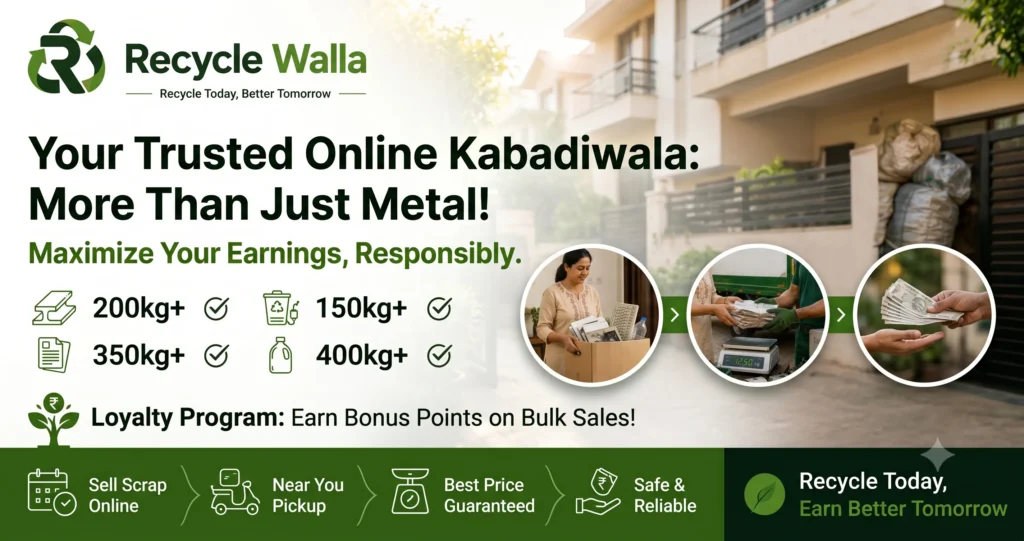Recycle Walla Online Kabadiwala Sell Scrap Online Near Me