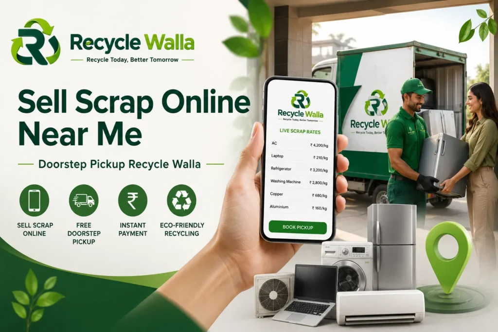 Sell Scrap Online Near Me | Doorstep Pickup Recycle Walla